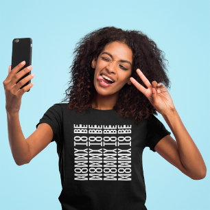 T-shirt MAMAN À VENIR - Message Caché