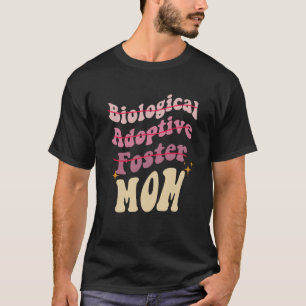 T-shirt Maman adoption Maman Mère Fête des mères biologiqu