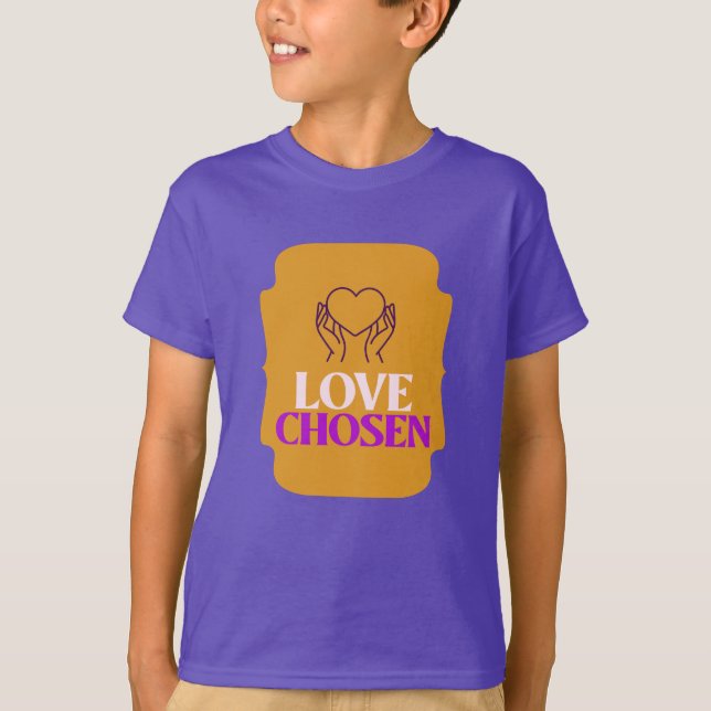 T-shirt Maman adoptive choisie par amour (Devant)
