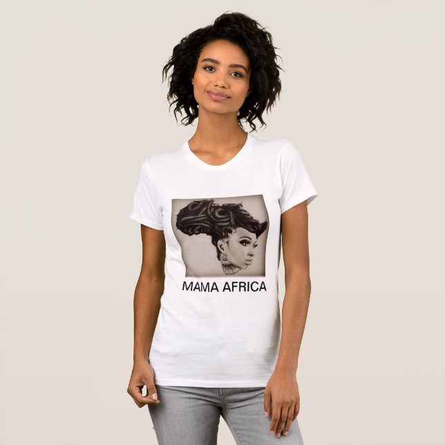 T-shirt Maman Afrique (Devant entier)