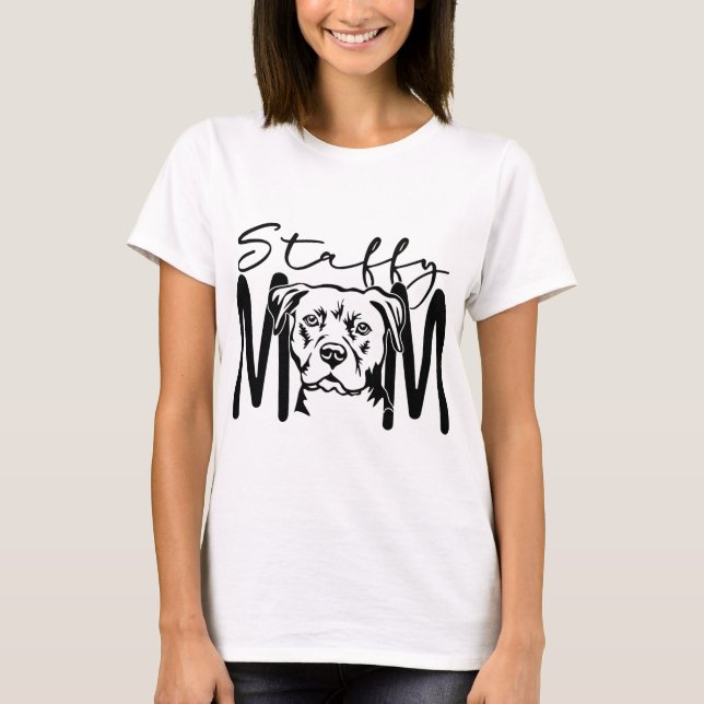 T-shirt Maman agitée (Devant)
