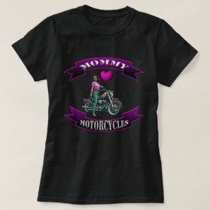 T-shirt Maman aime les motos