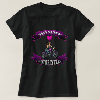T-shirt Maman aime les motos