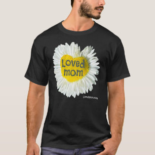 T-shirt Maman aimée Coeur Marguerite Fleur de fête des mèr