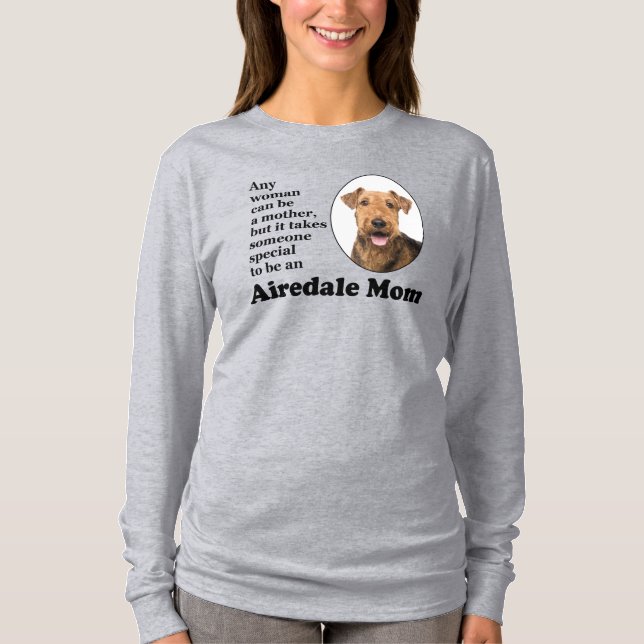 T-shirt maman Airedale (Devant)