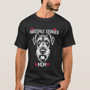 T-shirt Maman Airedale Terrier
