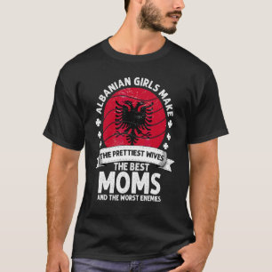 T-shirt Maman albanaise Fête des Mères Mama albanaise amér