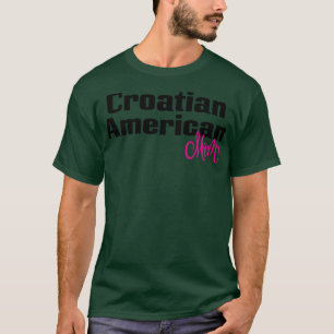 T-shirt Maman américaine croate