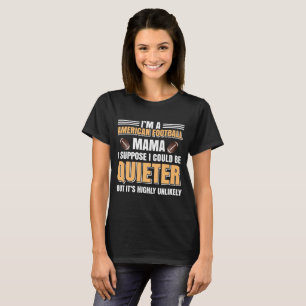 T-shirt Maman américaine de football
