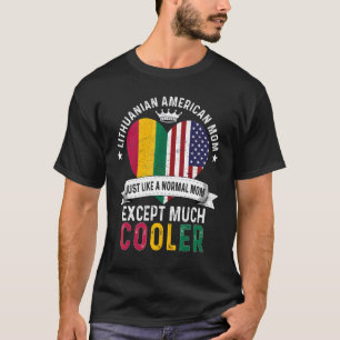 T-shirt Maman américano-lituanienne Fête des mères Mama Li
