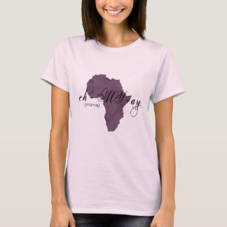T-shirt "Maman" amharique éthiopienne chemise