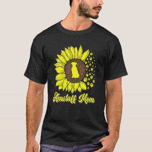 T-shirt Maman Amstaff Tournesol Terrier Américain Stafford