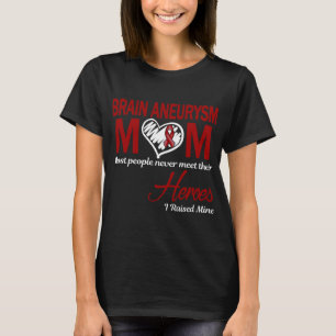 T-shirt Maman anévrisme cérébral j'ai élevé les miens
