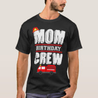 Maman Anniversaire Équipe d'incendie Camion pompie