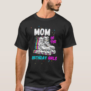 T-shirt Maman Anniversaire Rolling Patinage Anniversaire F