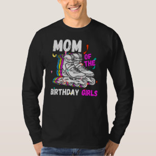 T-shirt Maman Anniversaire Rolling Patinage Anniversaire F