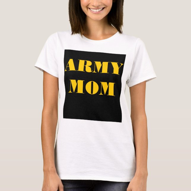 T-shirt maman armée (Devant)