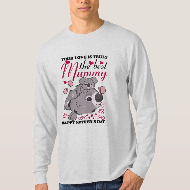 T-shirt Maman Art La Meilleure Maman (Devant)
