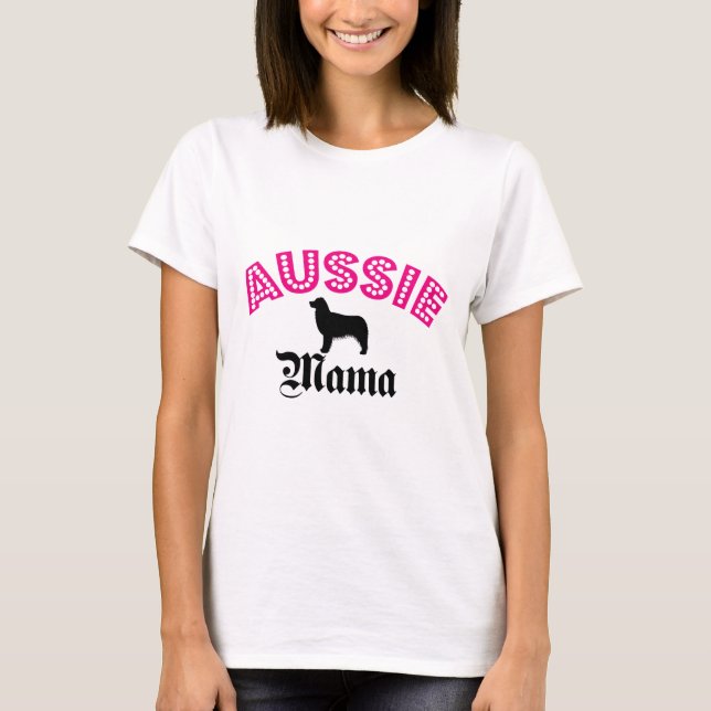 T-shirt Maman australienne de berger (Devant)