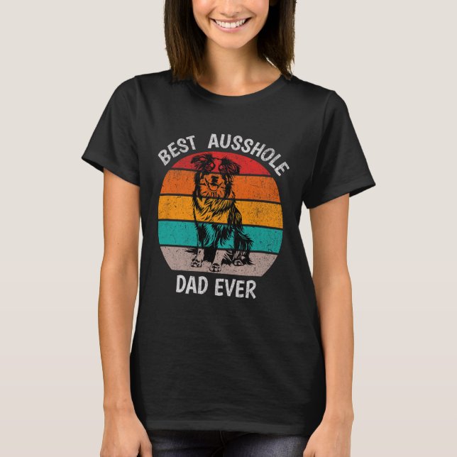 T-shirt Maman australienne de berger australien la plus dr (Devant)