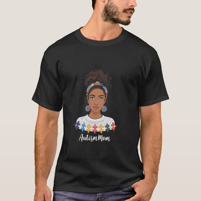 T-shirt Maman autisme Sensibilisation à l'autisme (Devant)
