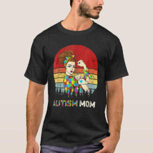 T-shirt Maman autiste Maman fière Mois de sensibilisation 