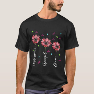 T-shirt Maman autiste Sensibilisation à l'autisme Fleur de