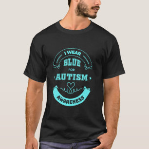 T-shirt Maman autiste Sensibilisation Porter du bleu pour