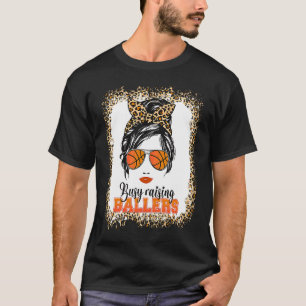 T-shirt Maman Basket-Ball Élevage Occupée Vie De Maman Bas