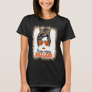 T-shirt Maman Basket-Ball Élevage Occupée Vie De Maman Bas