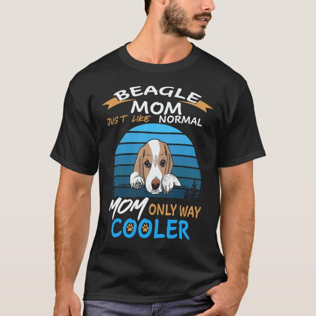 T-shirt Maman Beagle 18 Glacière Beagle (Devant)