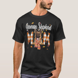 T-shirt Maman Berger Allemand Mignonne Automne Érable Chie