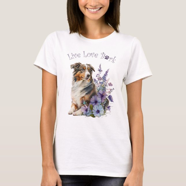 T-shirt Maman Berger Australien Floral (Devant)