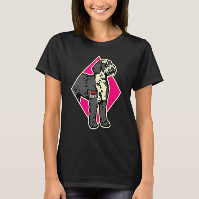 T-shirt Maman Bernedoodle 1 (Devant)