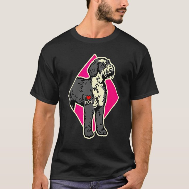 T-shirt Maman Bernedoodle 1 (Devant)