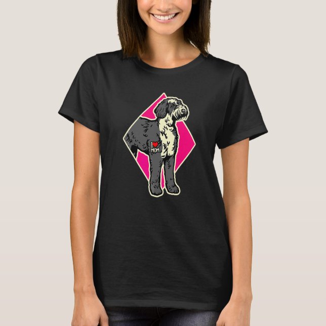 T-shirt Maman Bernedoodle  2 (Devant)