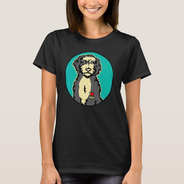 T-shirt Maman Bernedoodle 2 (Devant)
