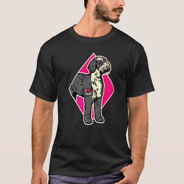 T-shirt Maman Bernedoodle  2 (Devant)