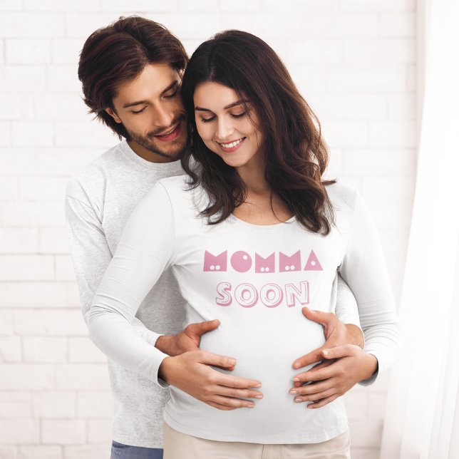 T-shirt Maman bientôt (Créateur téléchargé)