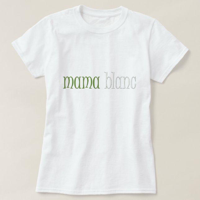 T-shirt Maman Blanc (Design devant)