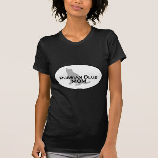 T-shirt Maman bleue russe