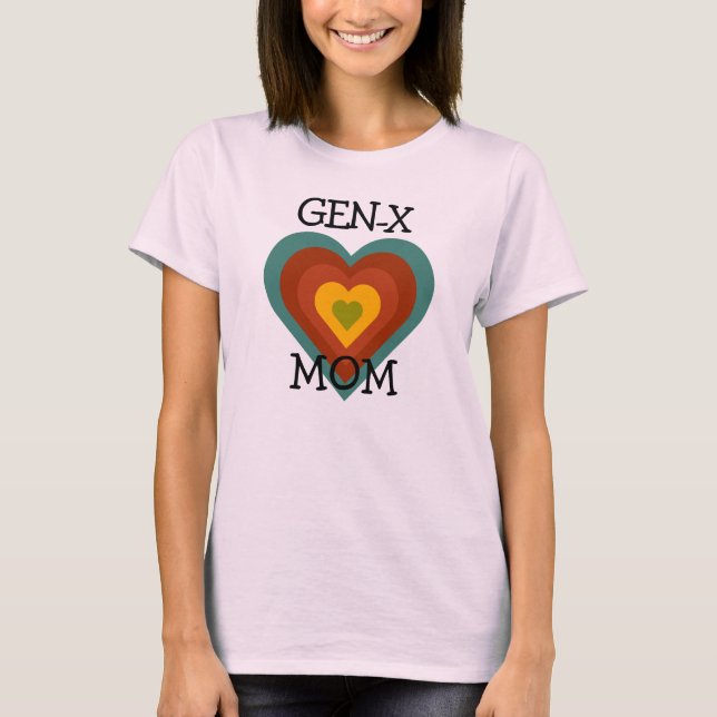 T-shirt Maman | BOHO "GEN-X" Fête de la mère (Devant)