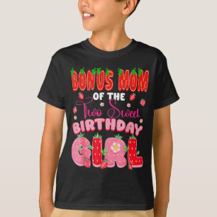 T-shirt Maman Bonus des Deux Mignonnes Fille Fêtant son 2e