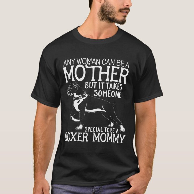 T-shirt Maman Boxer maman (Devant)