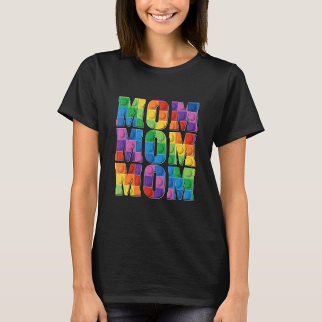 T-shirt Maman Brick Builder Blocs Maître Builder Mère (Devant)