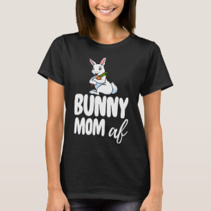 T-shirt Maman Bunny Femmes Fou Lapny Lady