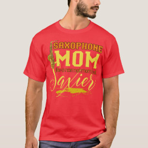 T-shirt Maman Cadeau Jazz Musique Saxophone