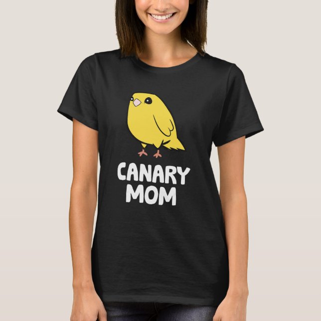 T-shirt Maman Canari  Maman Canari Jaune (Devant)