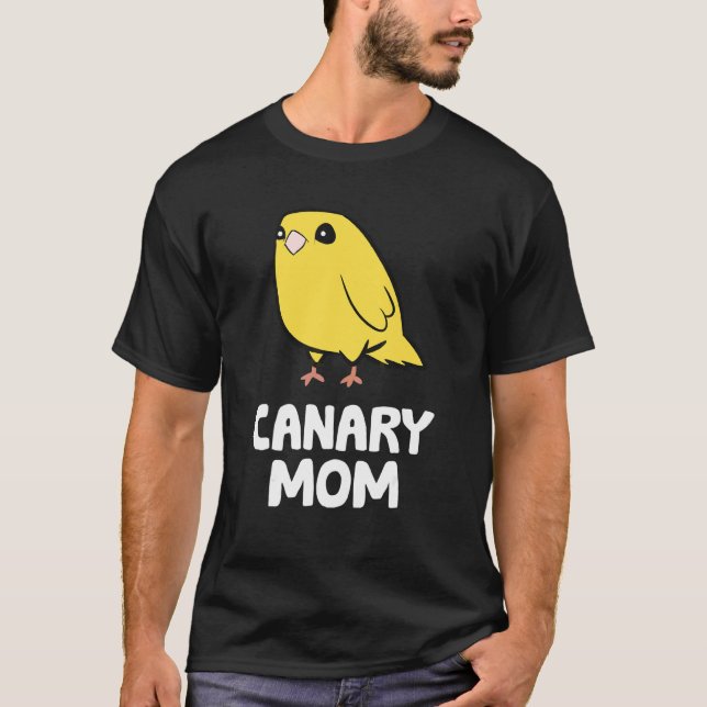 T-shirt Maman Canari  Maman Canari Jaune (Devant)