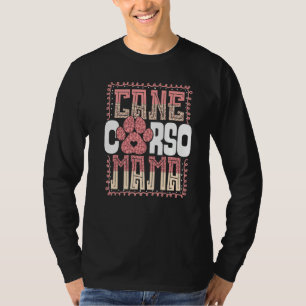 T-shirt Maman Cane Corso Mastiff Italien Filles Femmes